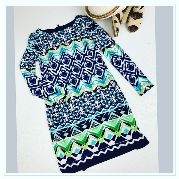 Vince Camuto Dresses & Skirts - Vince Camuto floral print tribal shift dress